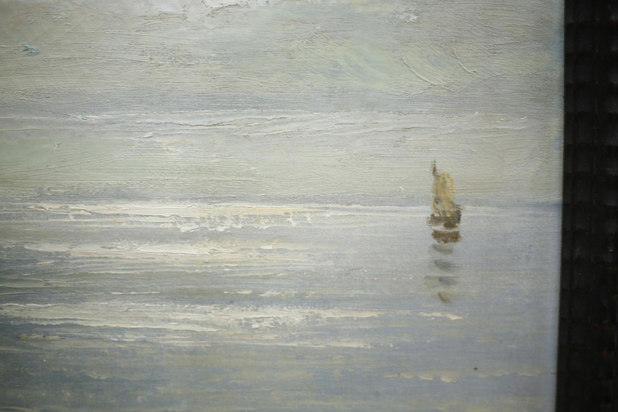 Oil Painting of Boats by Luigi Clara 4