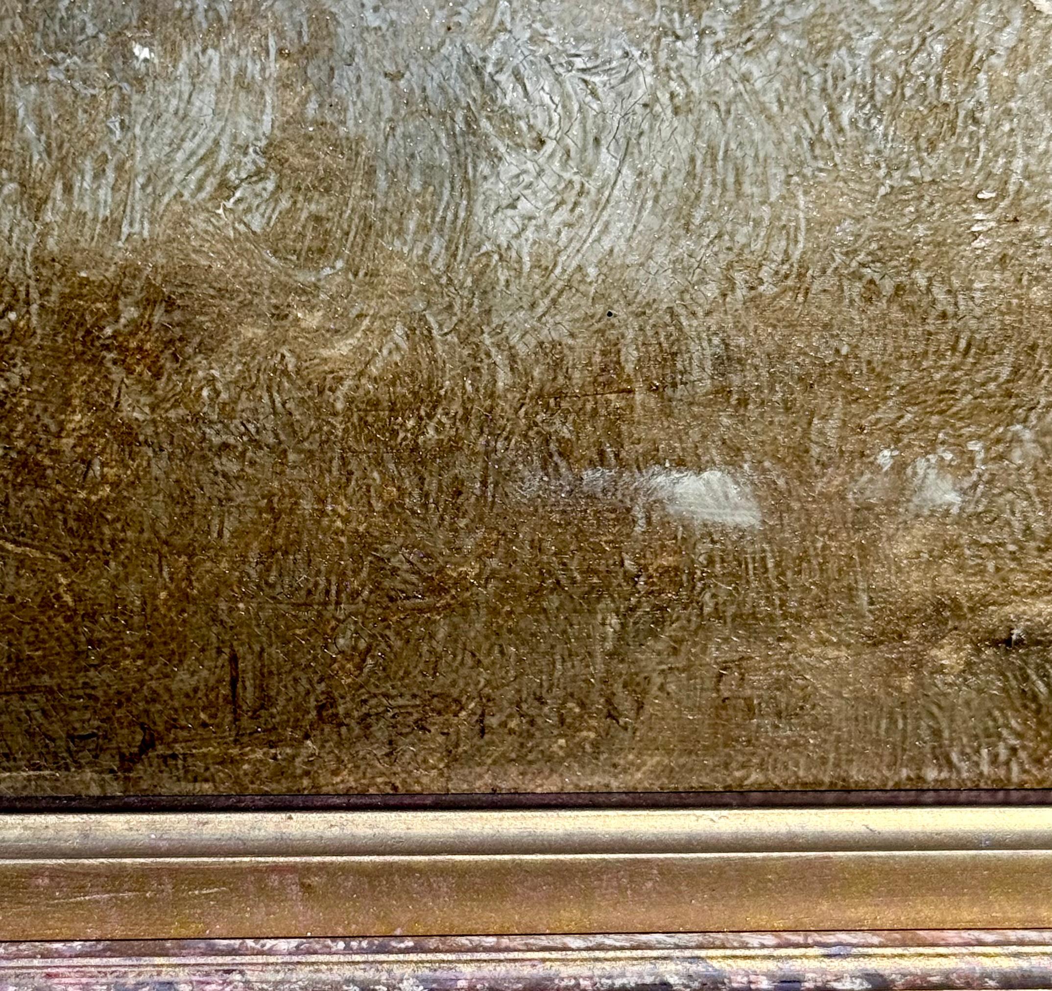 Pintura al óleo de barcos frente a la costa británica en mares animados Victoriano en venta