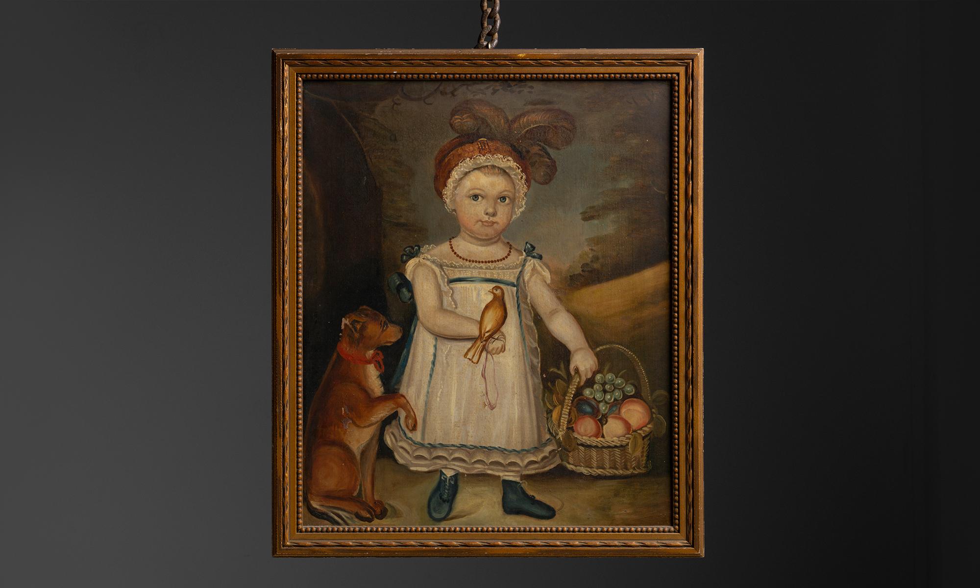 Oil Painting of Child, England circa 1830