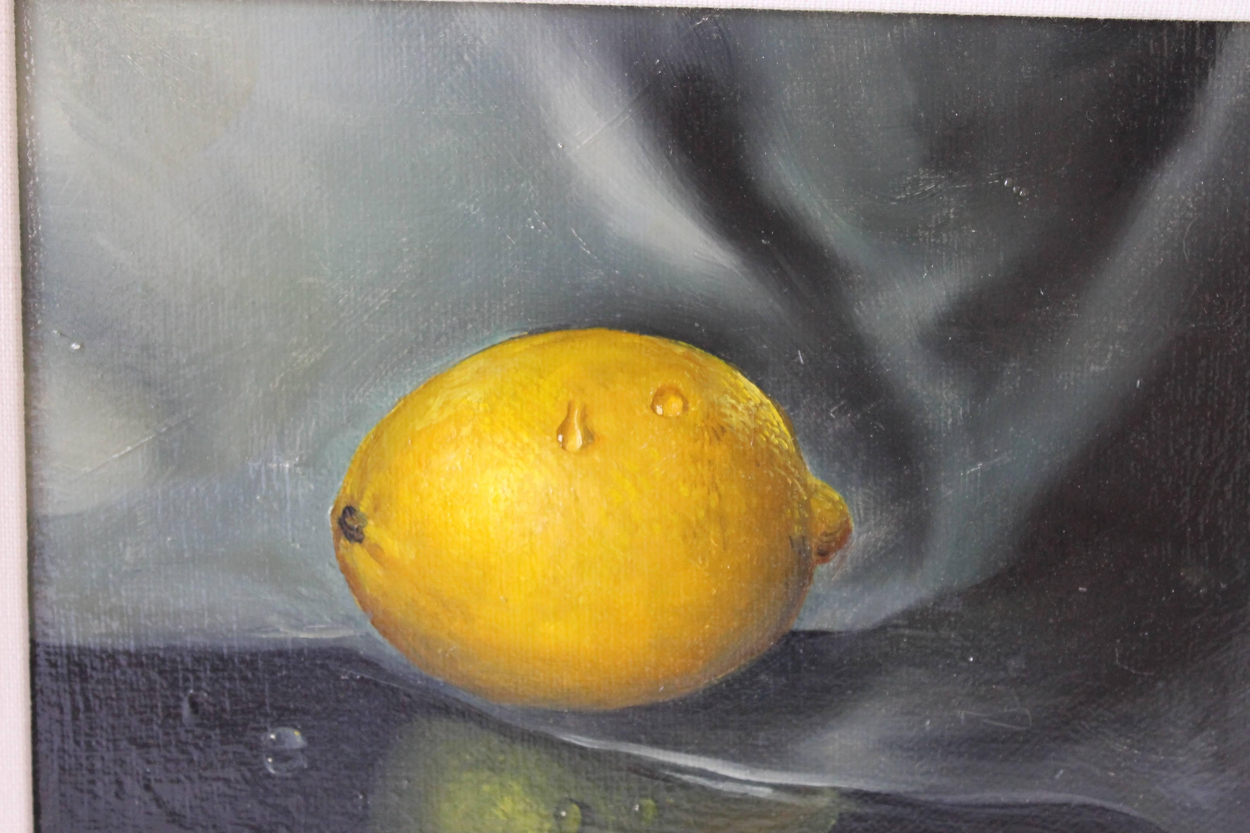 painting of lemon