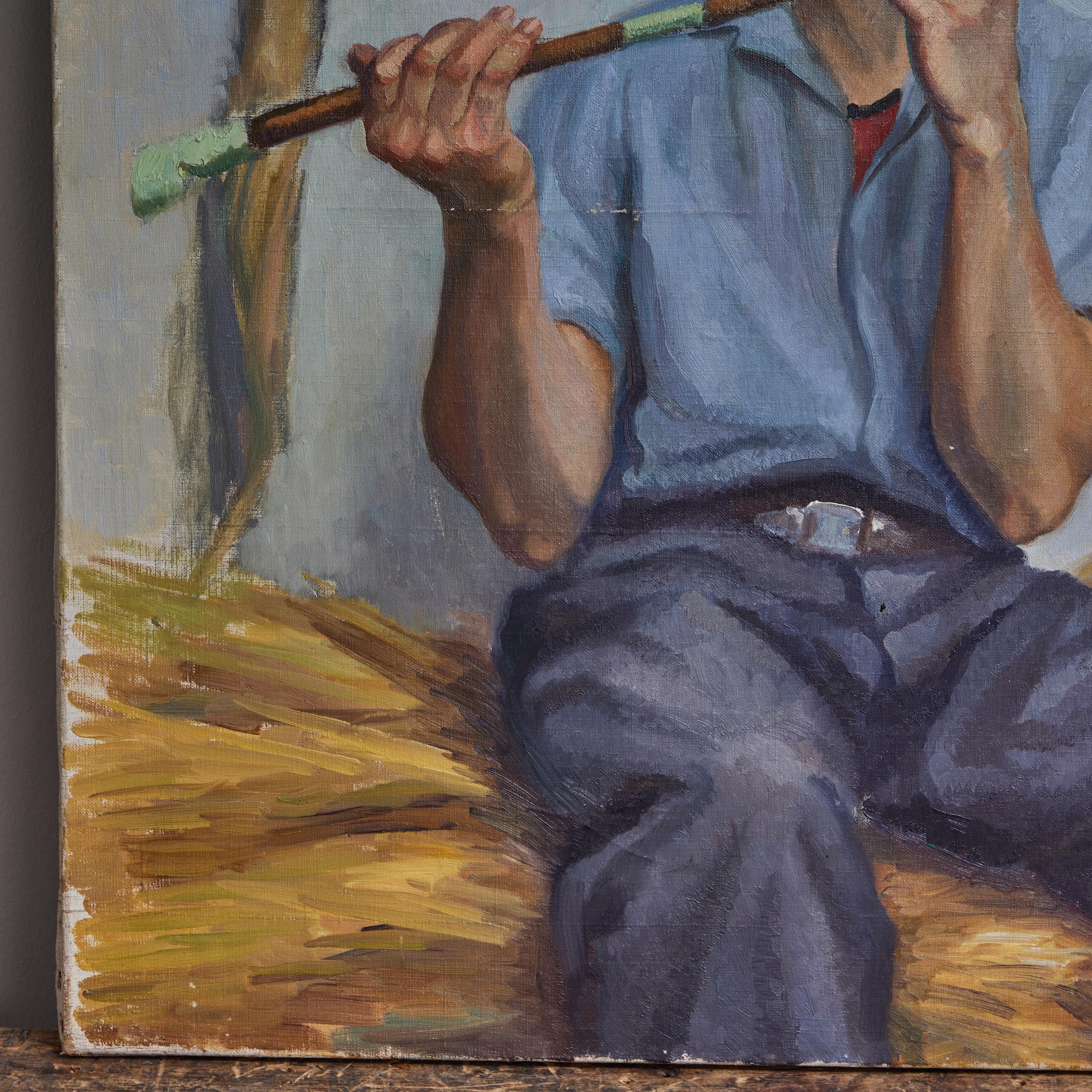 Oil Painting of Man For Sale 2