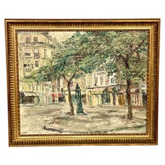 Pintura al óleo de Montmartre, París 1968 - Firmado Dalian