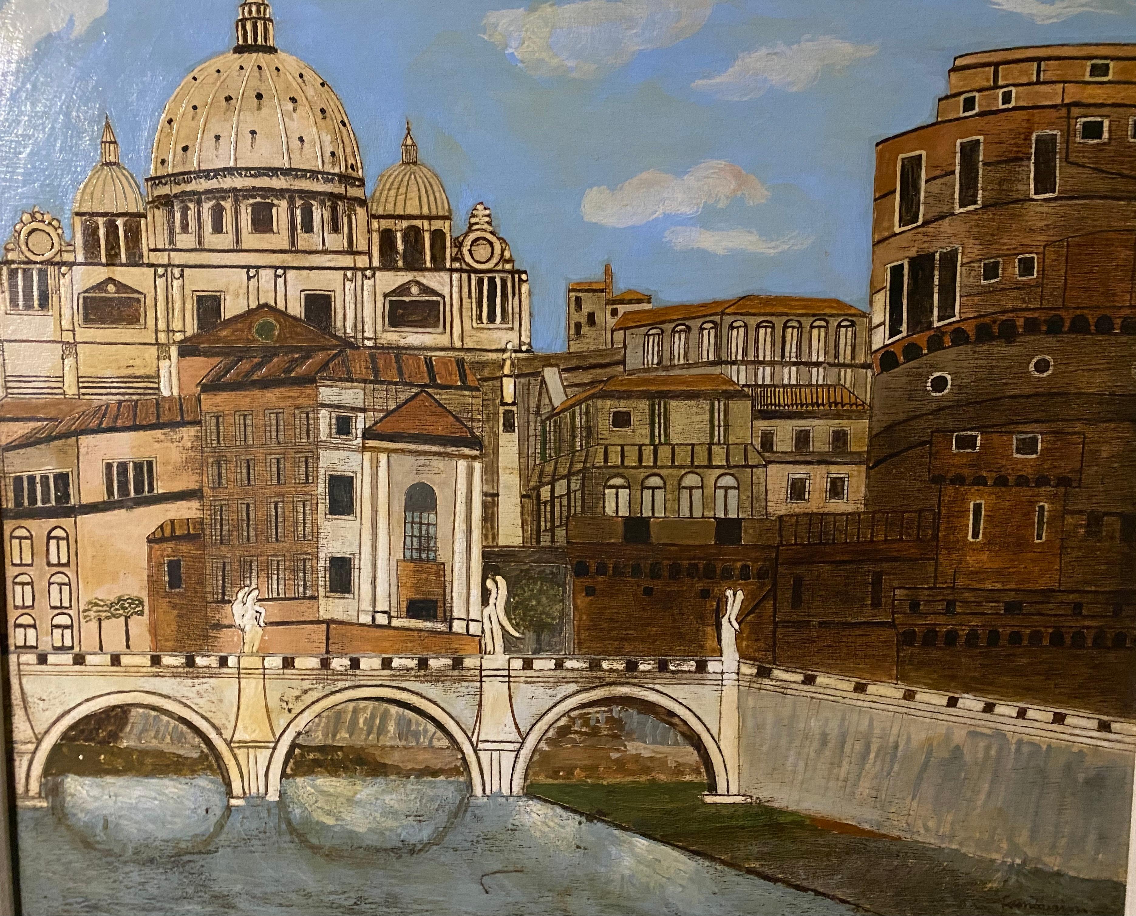 Maravillosa pintura al óleo sobre tabla del Castelo y el Ponte Saint Angelo. Marco bellamente rococó.

Términos de la búsqueda:  óleo sobre lienzo, pintura italiana, arte, paisaje, arte mural
