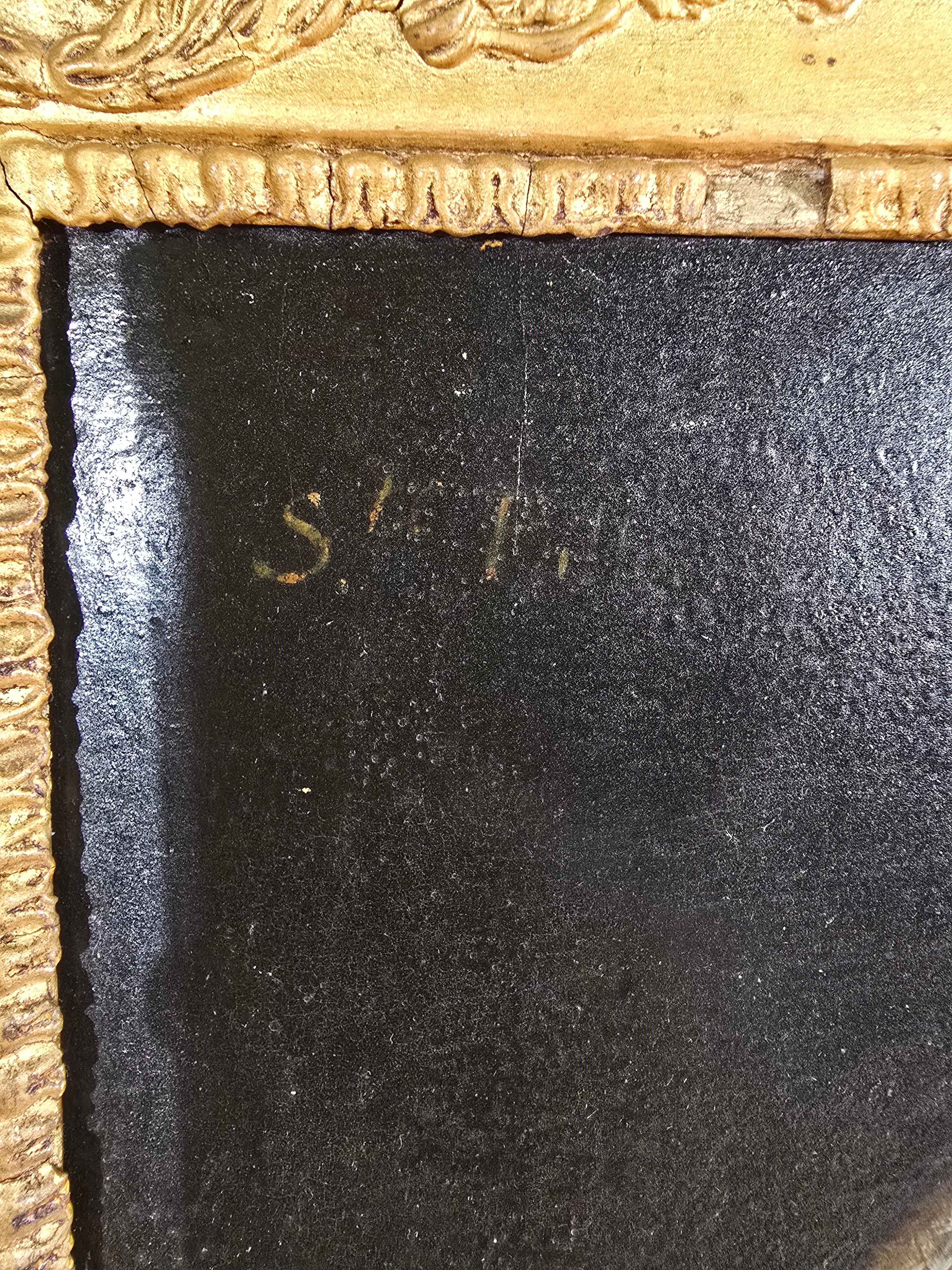 Late 19th Century Oil Painting of Saint Paul, 19th Century For Sale