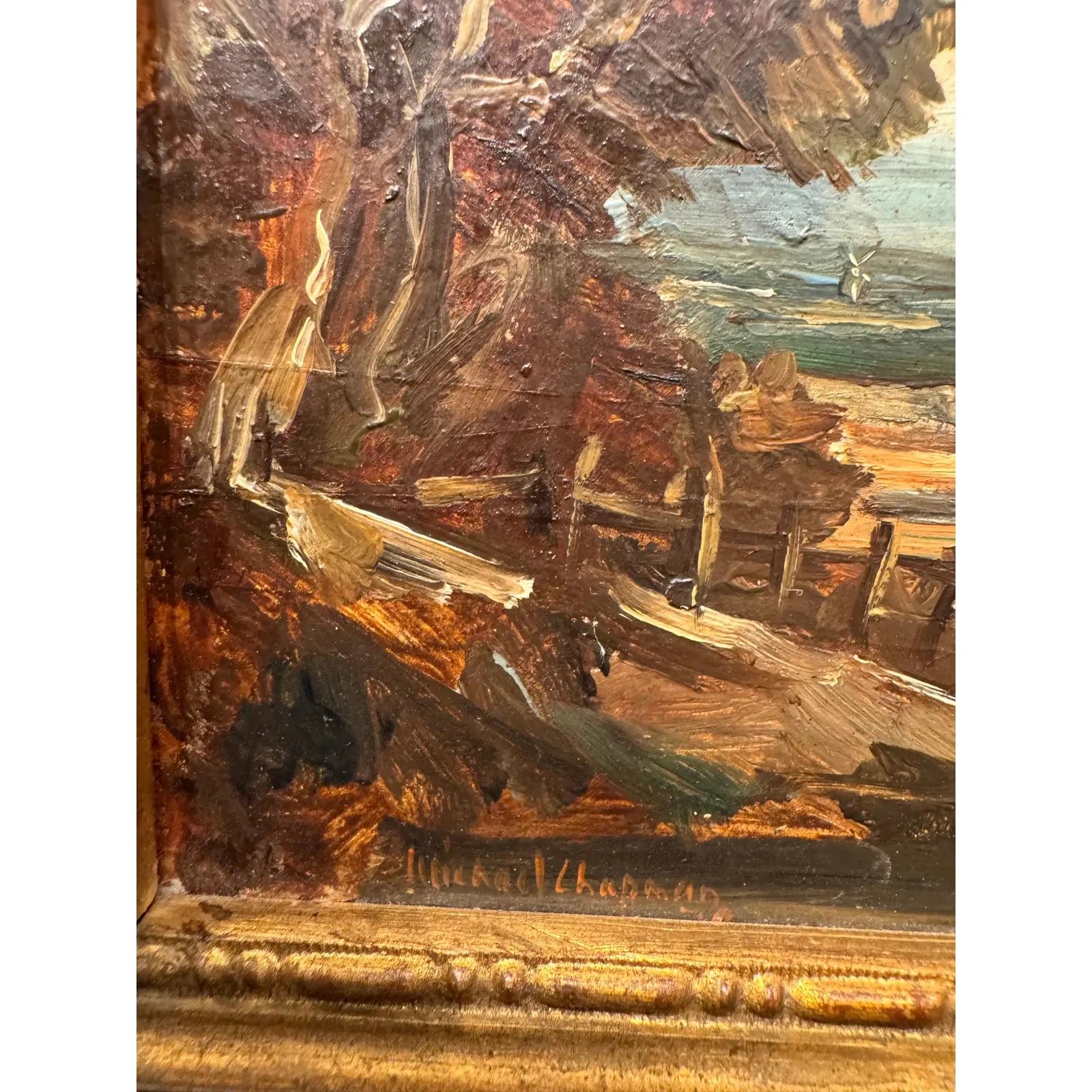 Oil Painting of the Norfolk Coast of England In Good Condition For Sale In Nashville, TN