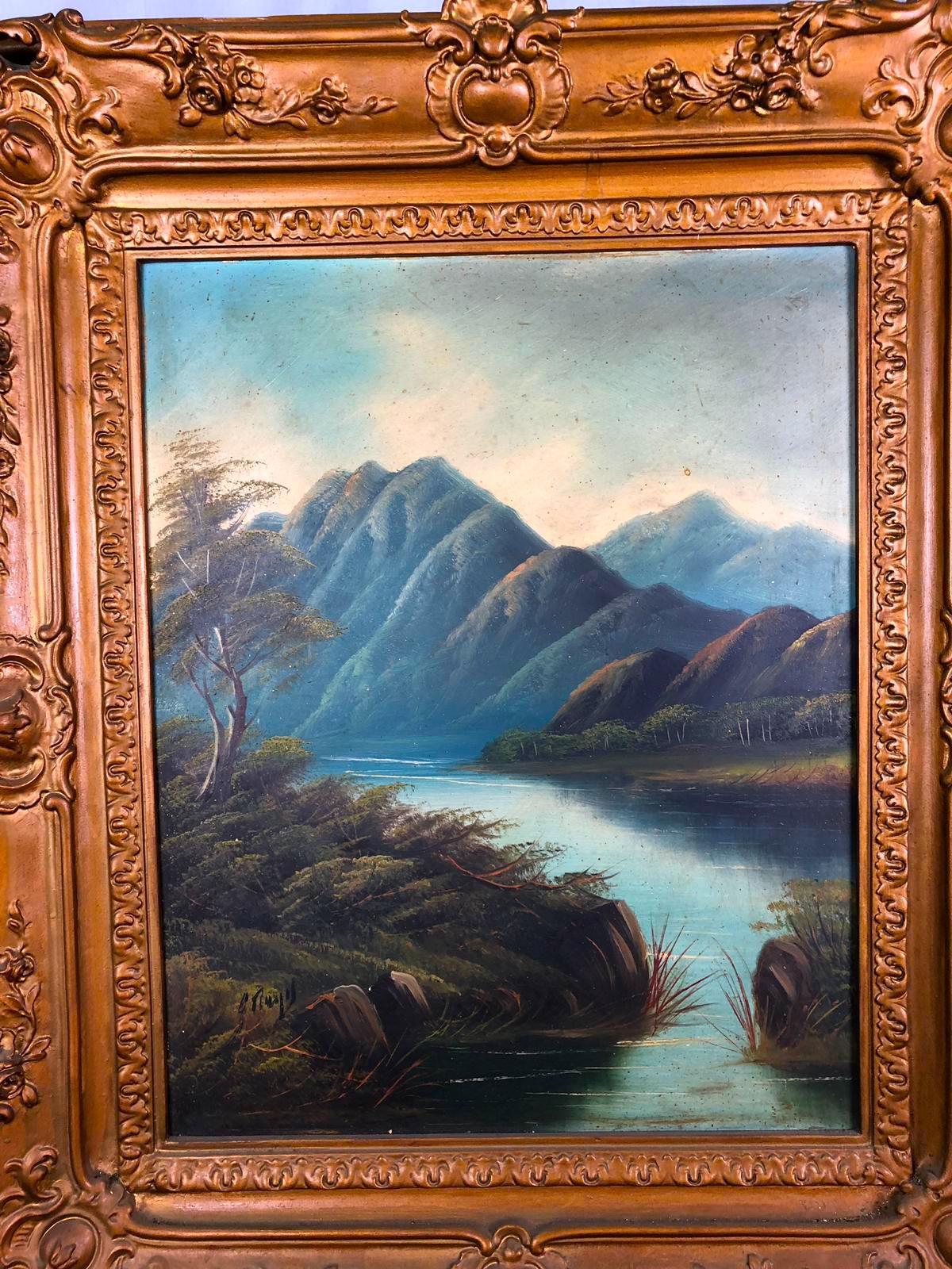 Oil Painting of the Pearl River, 1890 In Good Condition For Sale In London, GB