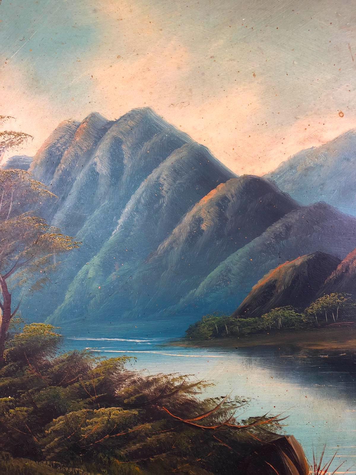 Oil Painting of the Pearl River, 1890 For Sale 1