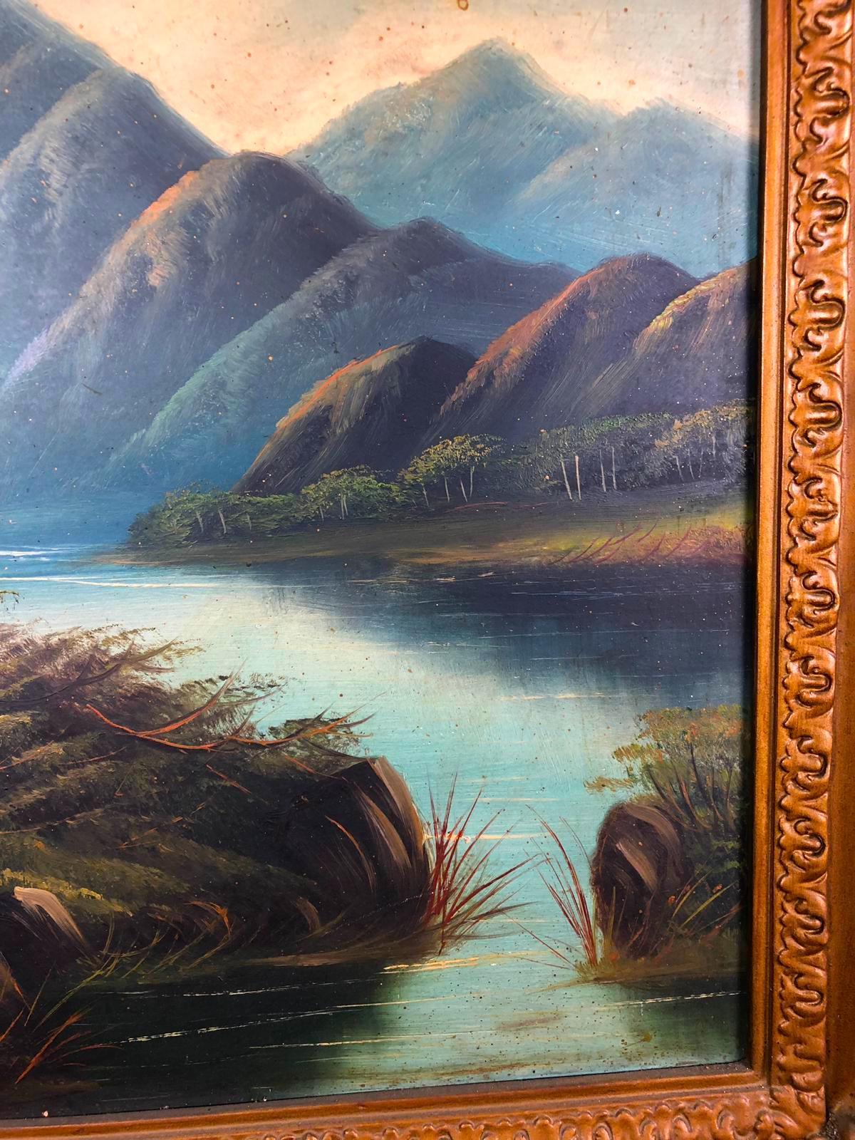 Oil Painting of the Pearl River, 1890 For Sale 3