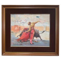 Quadro a olio del torero spagnolo El Cordobés