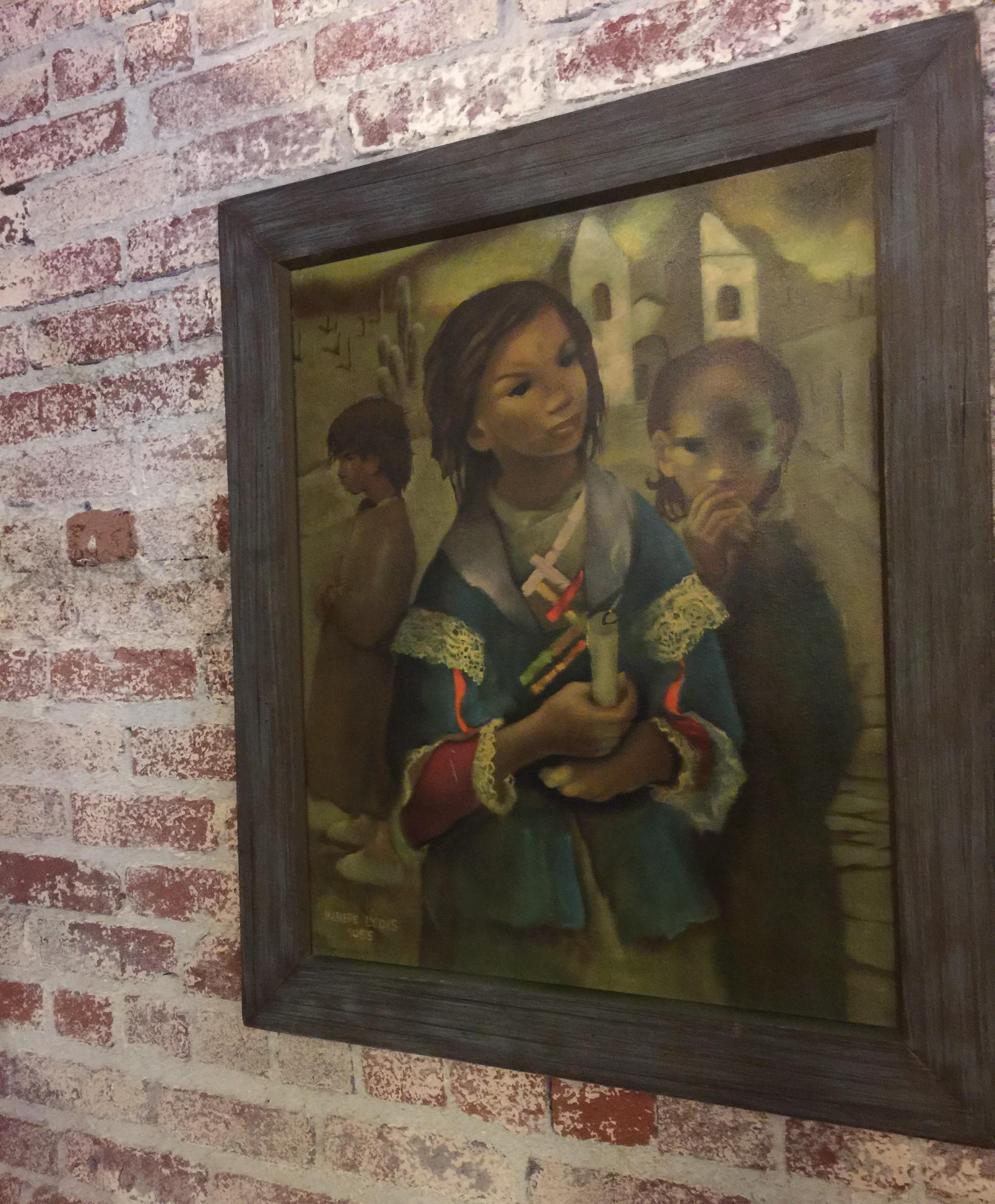 Oil Painting of Three Children by Jean Lydis 1