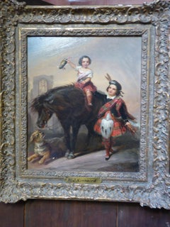 oil painting on board