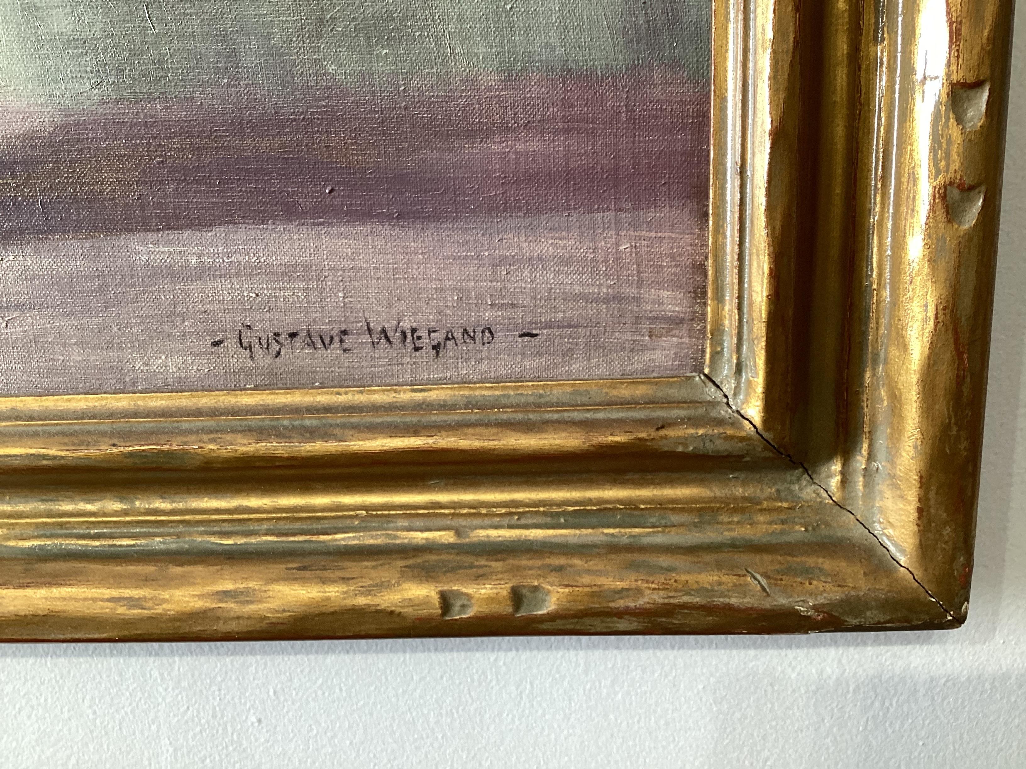 XX secolo Pittura a olio su tela 