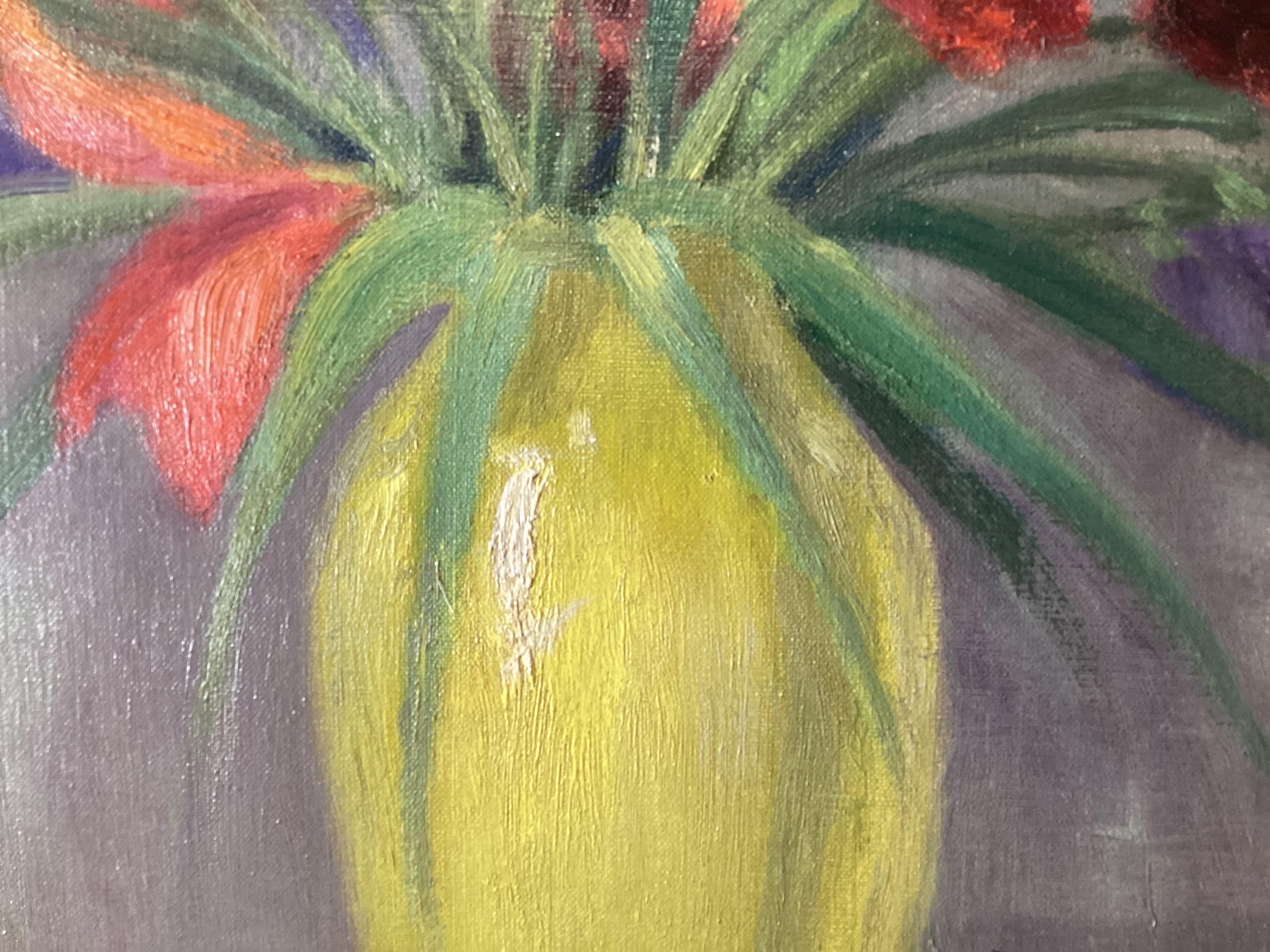 Pittura a olio su tela 
