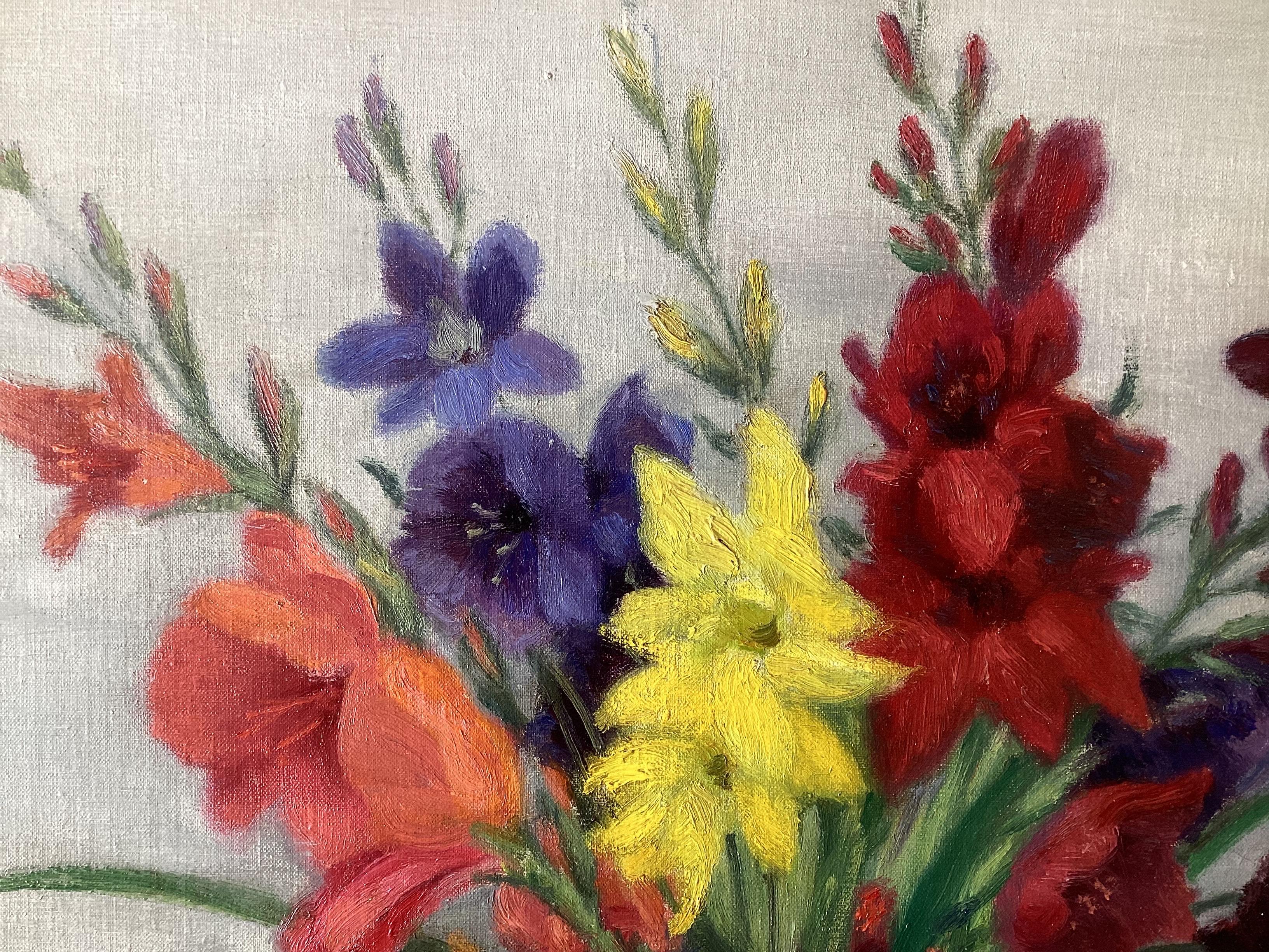 Pittura a olio su tela 