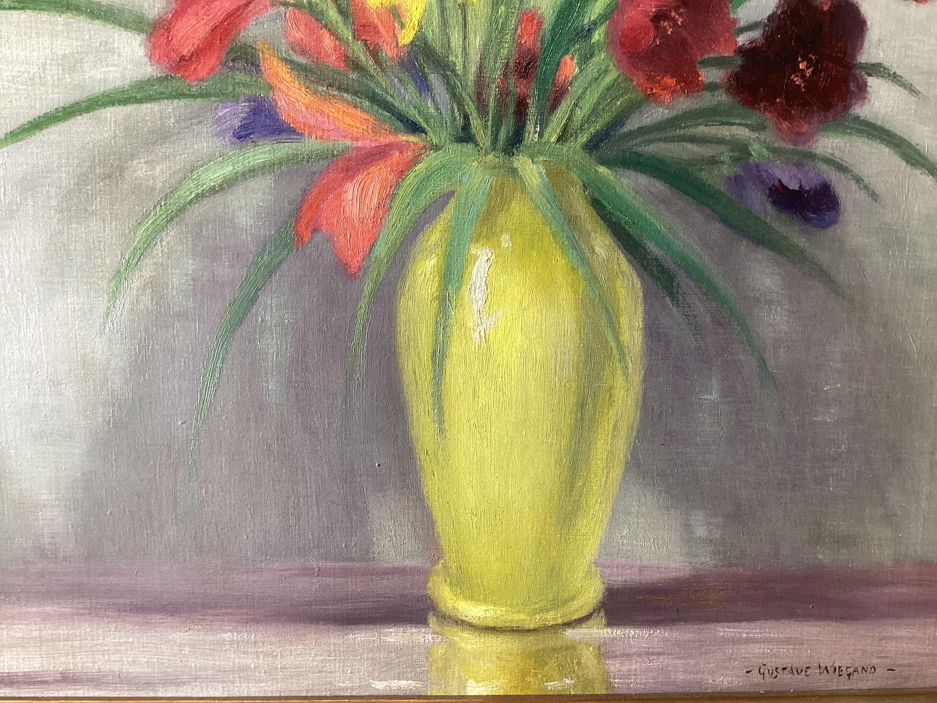 Pittura a olio su tela 