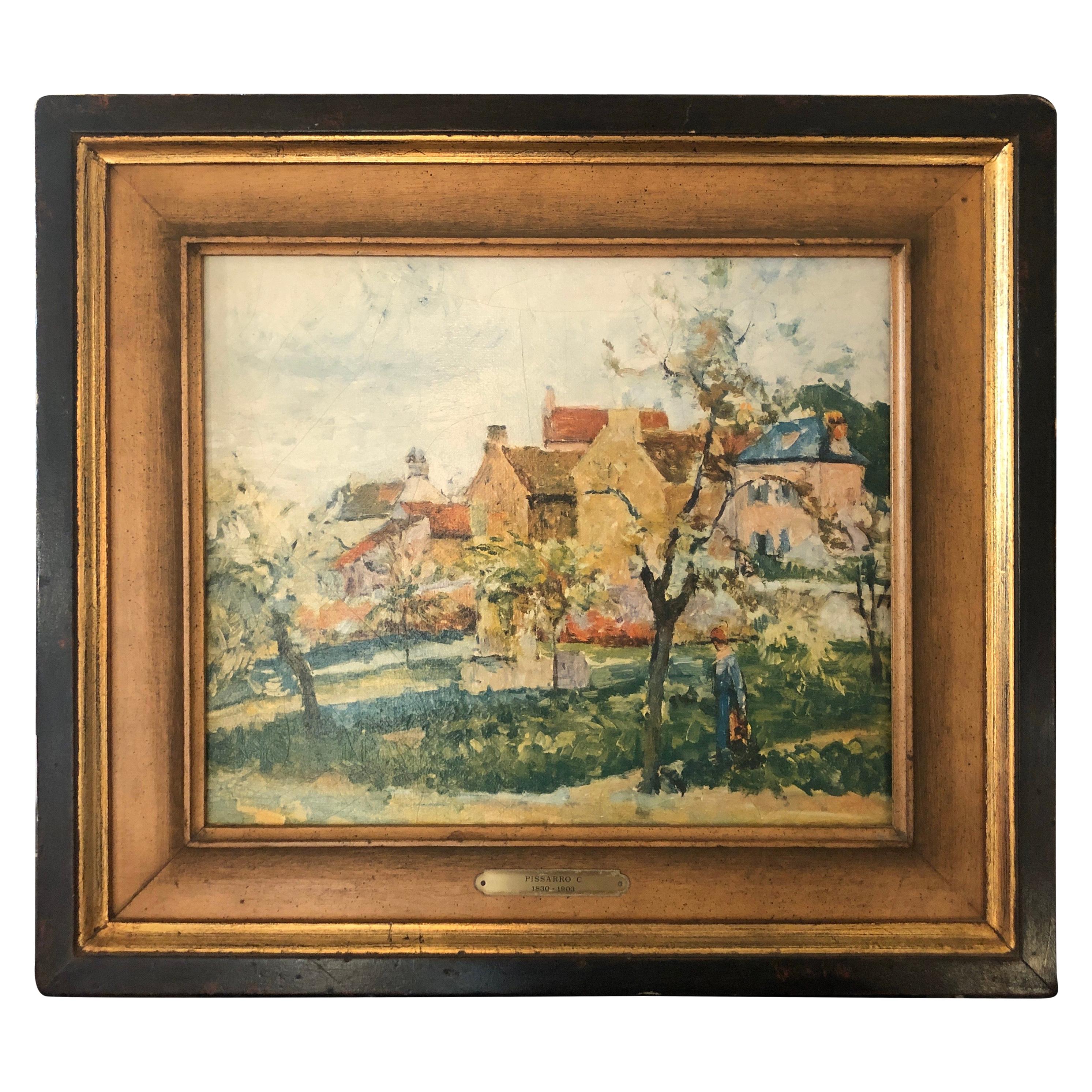 Oil Painting on Canvas Hand Painted Reproduction of Pissarro's Painting