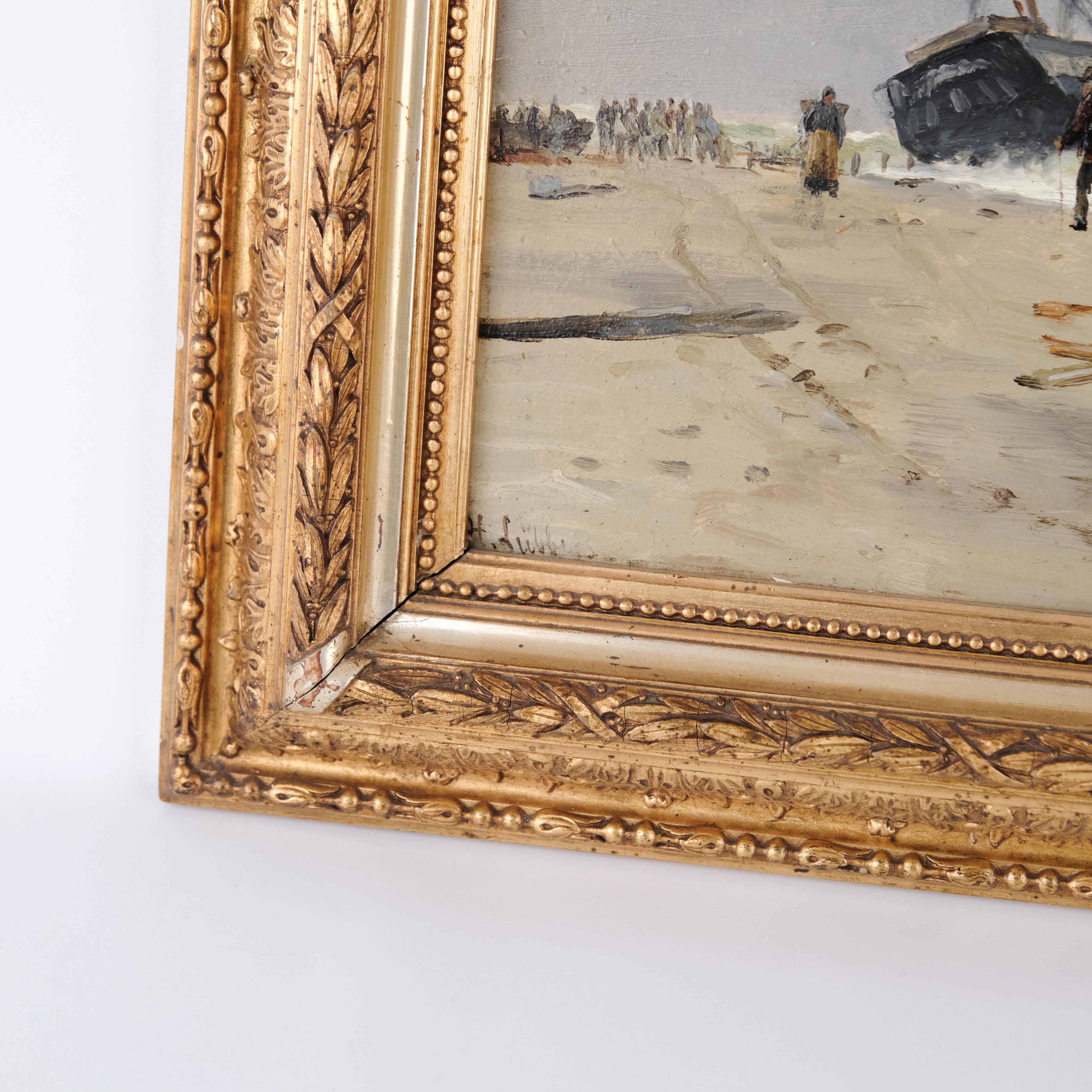 Ölgemälde auf Leinwand mit Marinemotiv von Holger Lübbers (Moderne der Mitte des Jahrhunderts) im Angebot