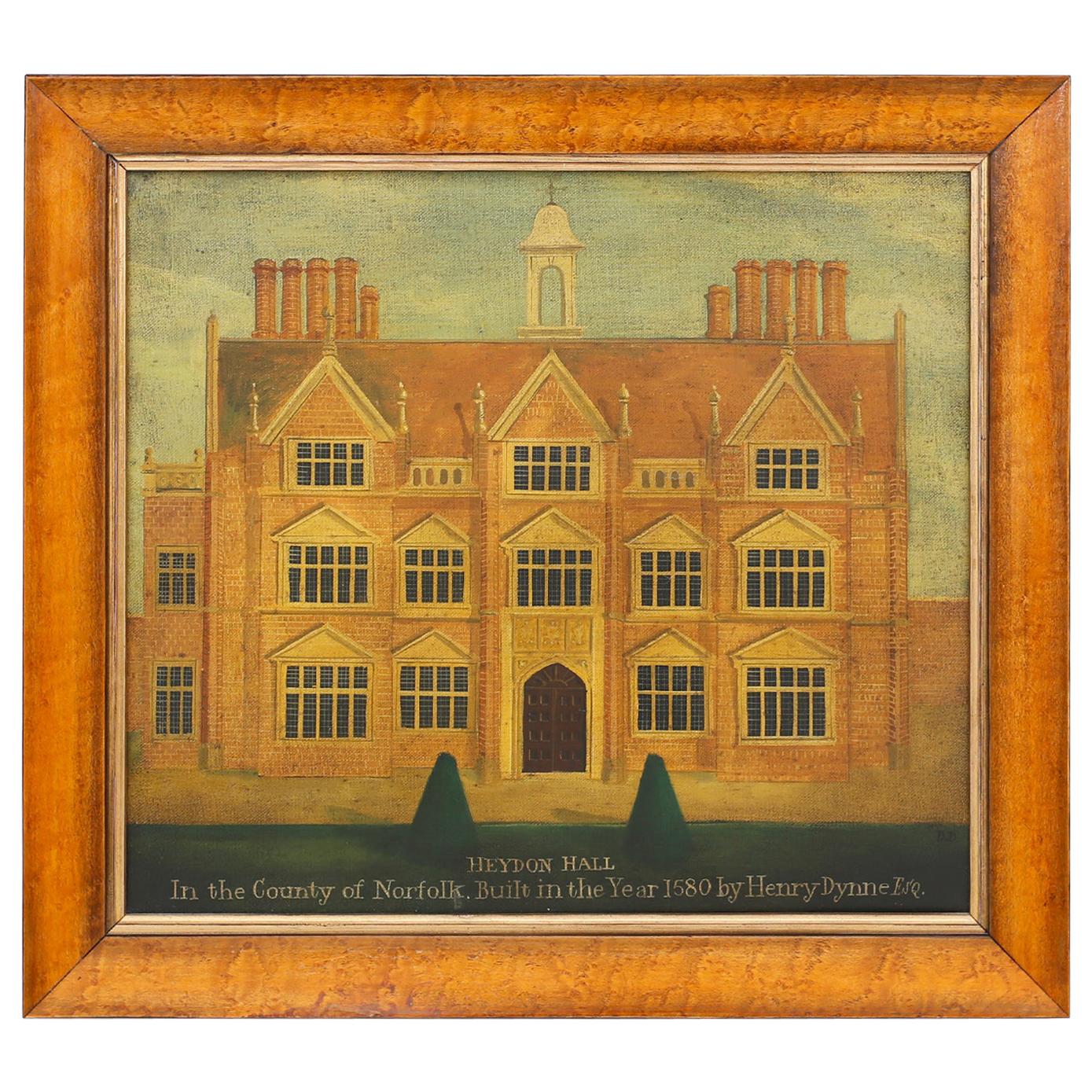 Oil Painting on Canvas of a 16th Century Building