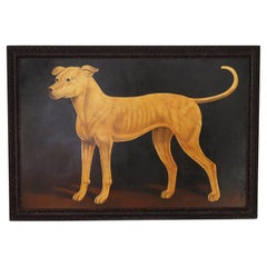 Oil Painting on Canvas of a Dog by William Skilling