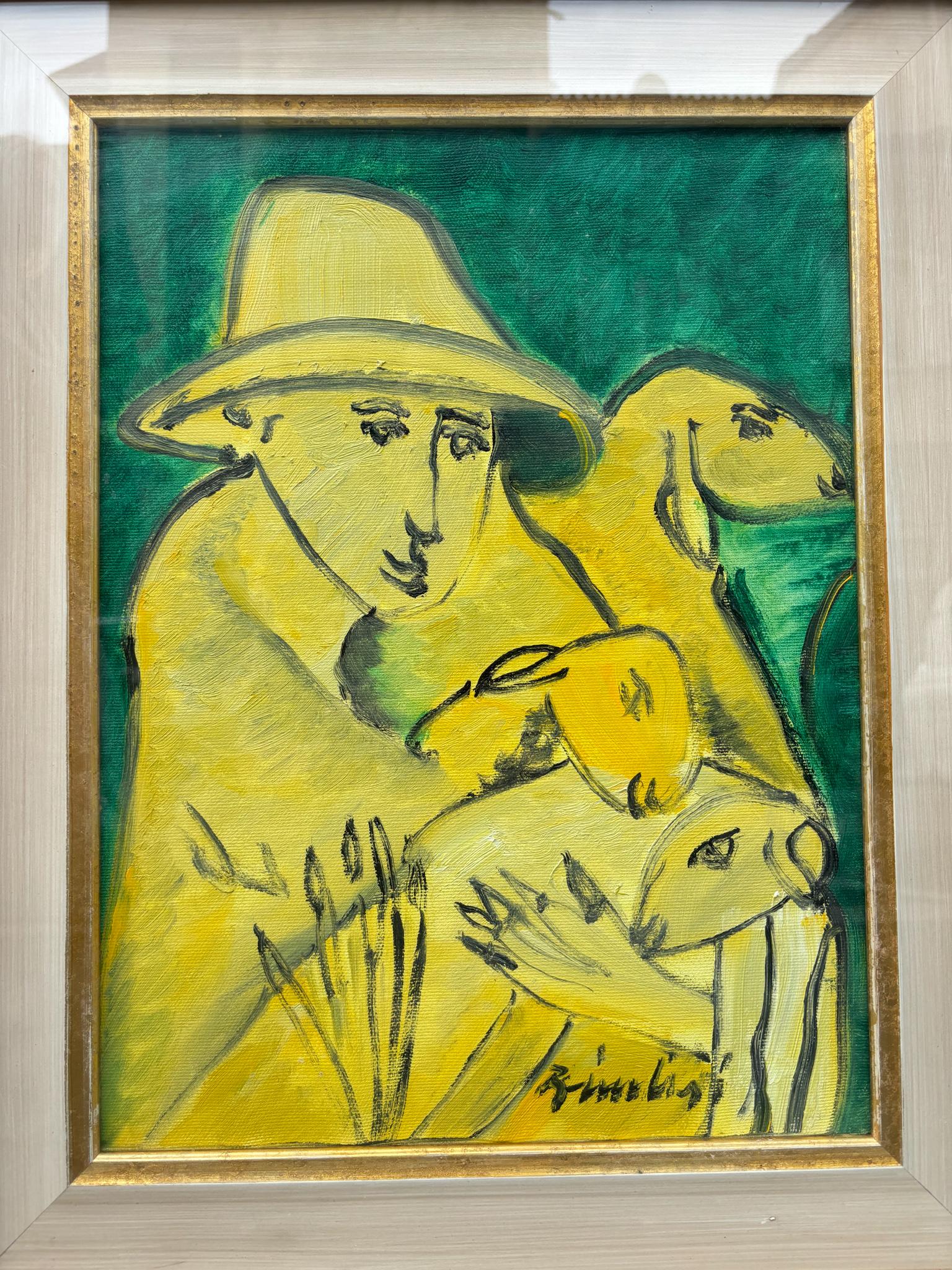Oil painting on canvas depicting a pastoral scene, created by Remo Brindisi in the 1970s

Ø 54 cm h 63 cm

Realist painter of the twentieth century, born in Rome in 1918.  His artistic studies led him to undertake many travels, visiting cities such