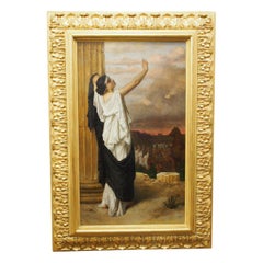 Oil Painting on Canvas of ‘Cassandra of Troy’, circa 1800s