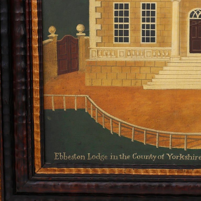 English Oil Painting on Canvas of the Ebbeston Lodge