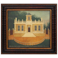 Oil Painting on Canvas of the Ebbeston Lodge