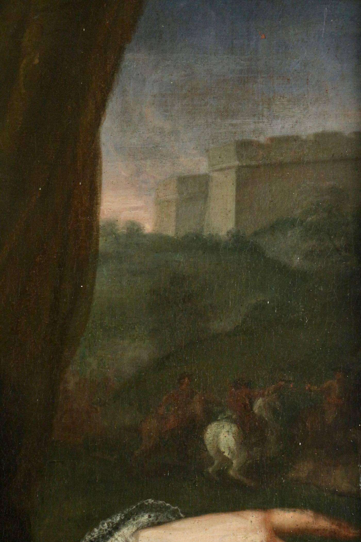 Painted Oil Painting on Canvas of the Marcheral of Louis XIV, Louis Francois de Bouffie