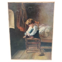 Oil Painting on Canvas, Signed