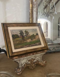 Oil Painting on Masonite by Otto Henry Schneider, c. 1930's