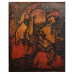 Óleo sobre papel de Jonas Rimsa