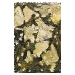 Peinture à l'huile sur papier "Forêt" Paul de Pignol, 2021