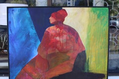 Pittura a olio su Wood di McClelland, datata 1971