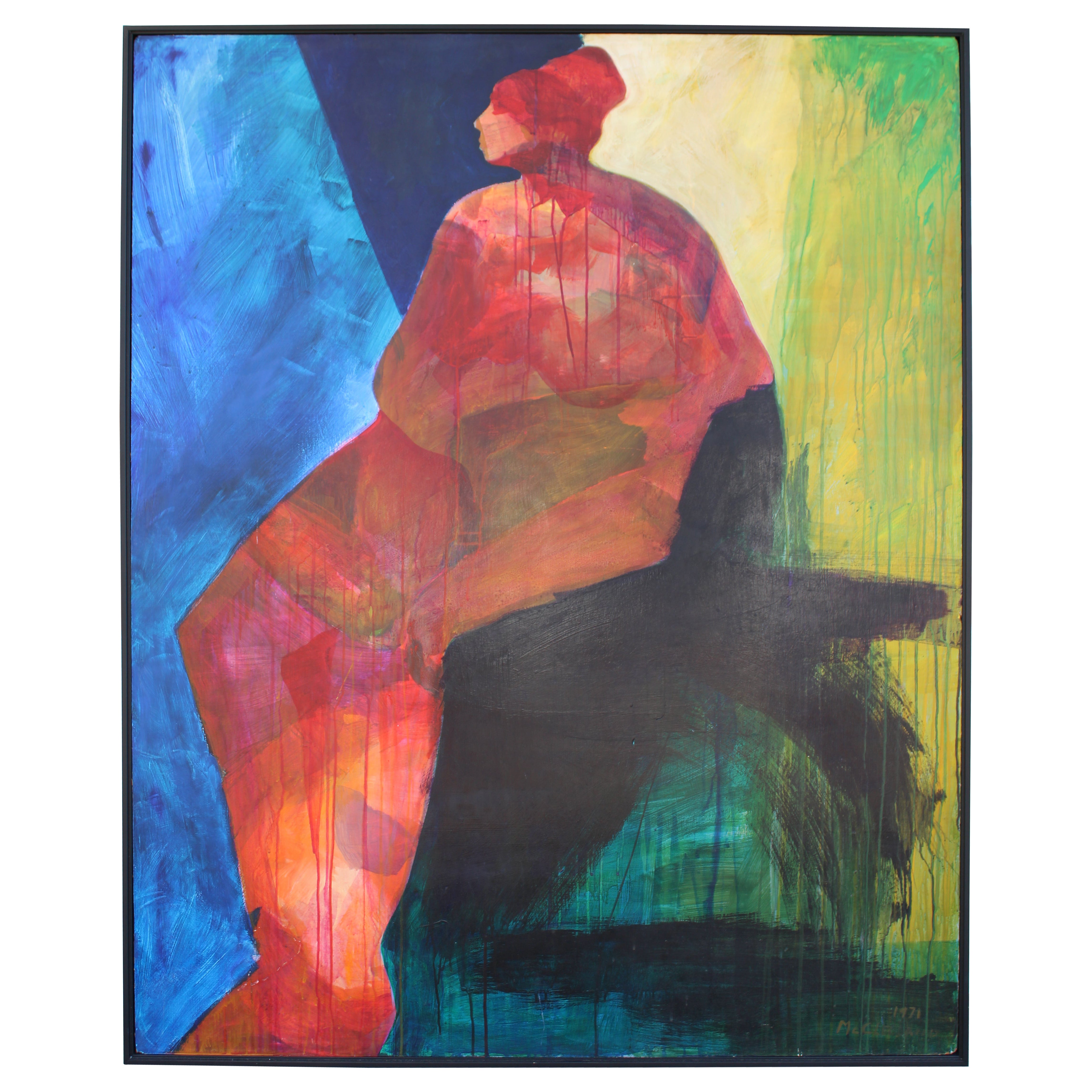 Oil Painting on Wood by McClelland, dated 1971