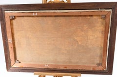 Oil Painting Ostend Maritime Ship Signed Pauwels Antique Art