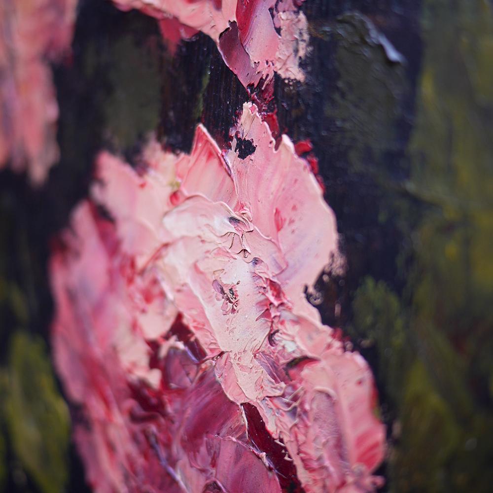 Roses Oil Painting, Flowers Oil on Board, Dario De Pedrinis, Italy, 1961 5