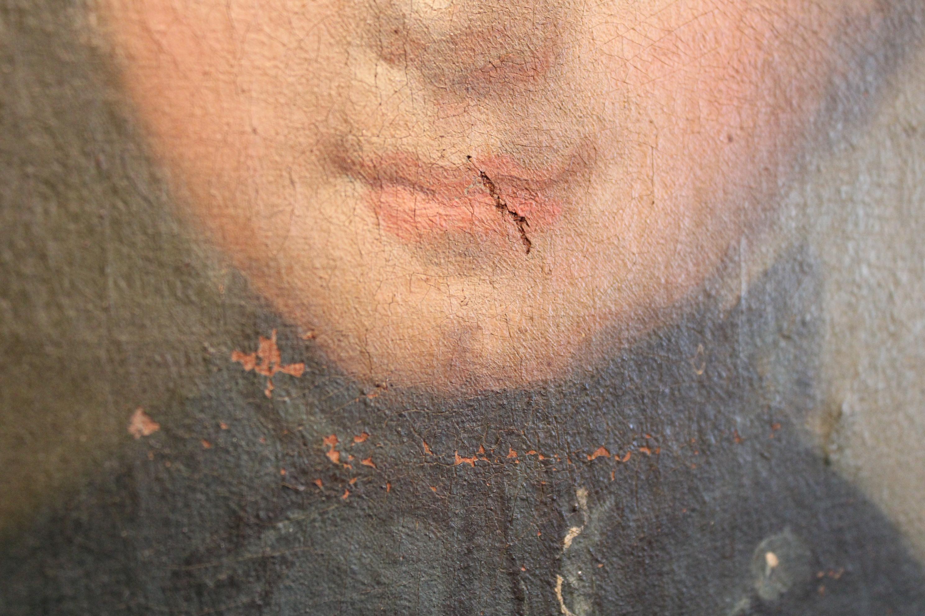Ritratto dipinto a olio in vendita 8