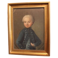 Antique Oil painting portrait