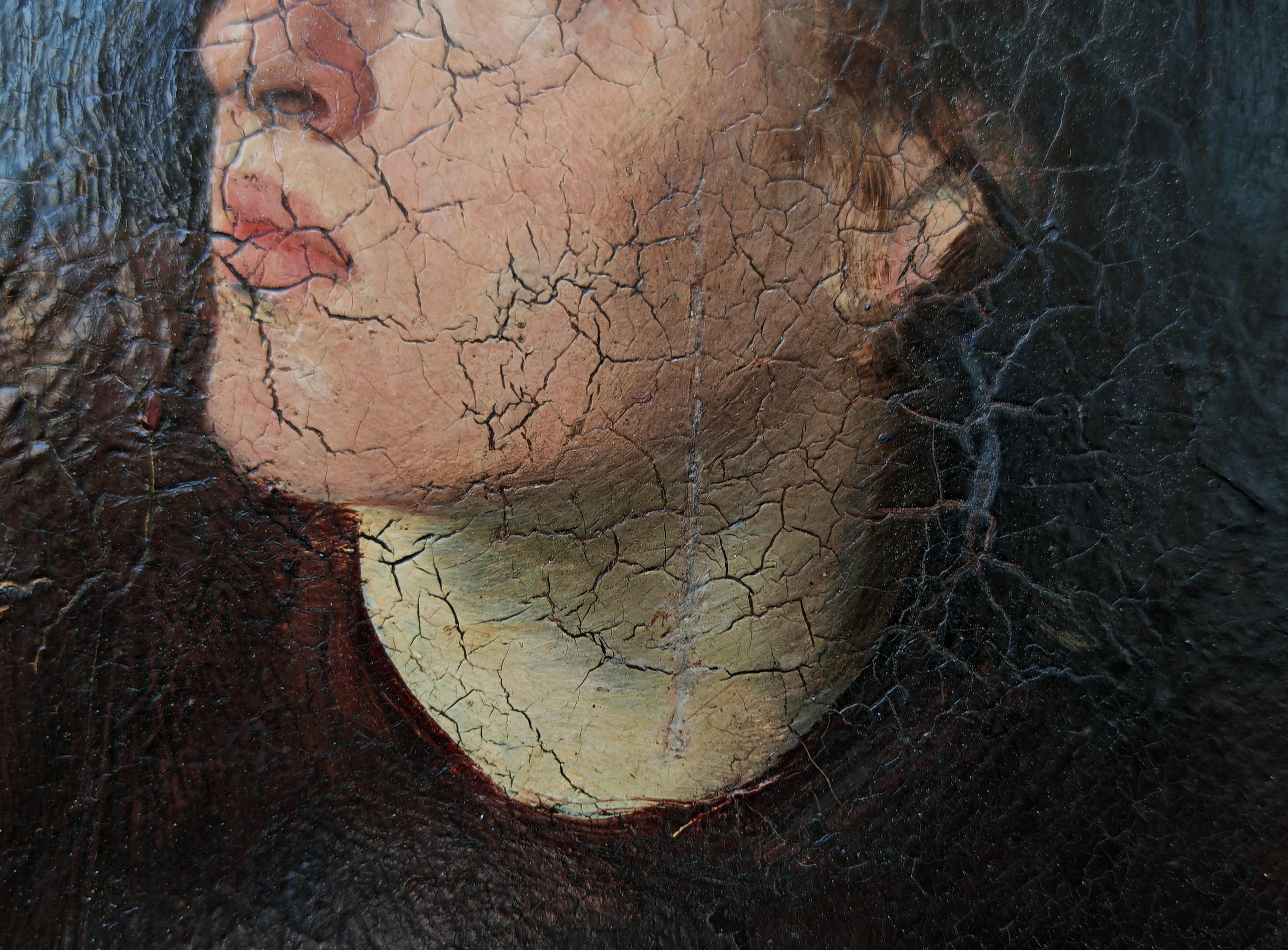 Ölgemälde, Porträt einer Frau, England 19. Jahrhundert (Englisch) im Angebot