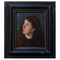 Dipinto a olio, Ritratto di donna, Inghilterra, XIX secolo