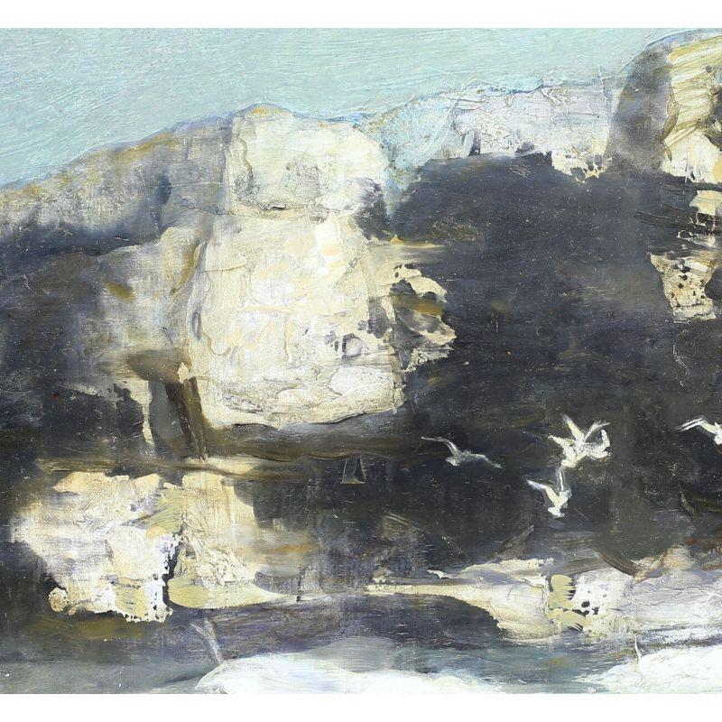 Américain Peinture à l'huile - Paysage marin - Californie du Sud par Parshall Douglass en vente