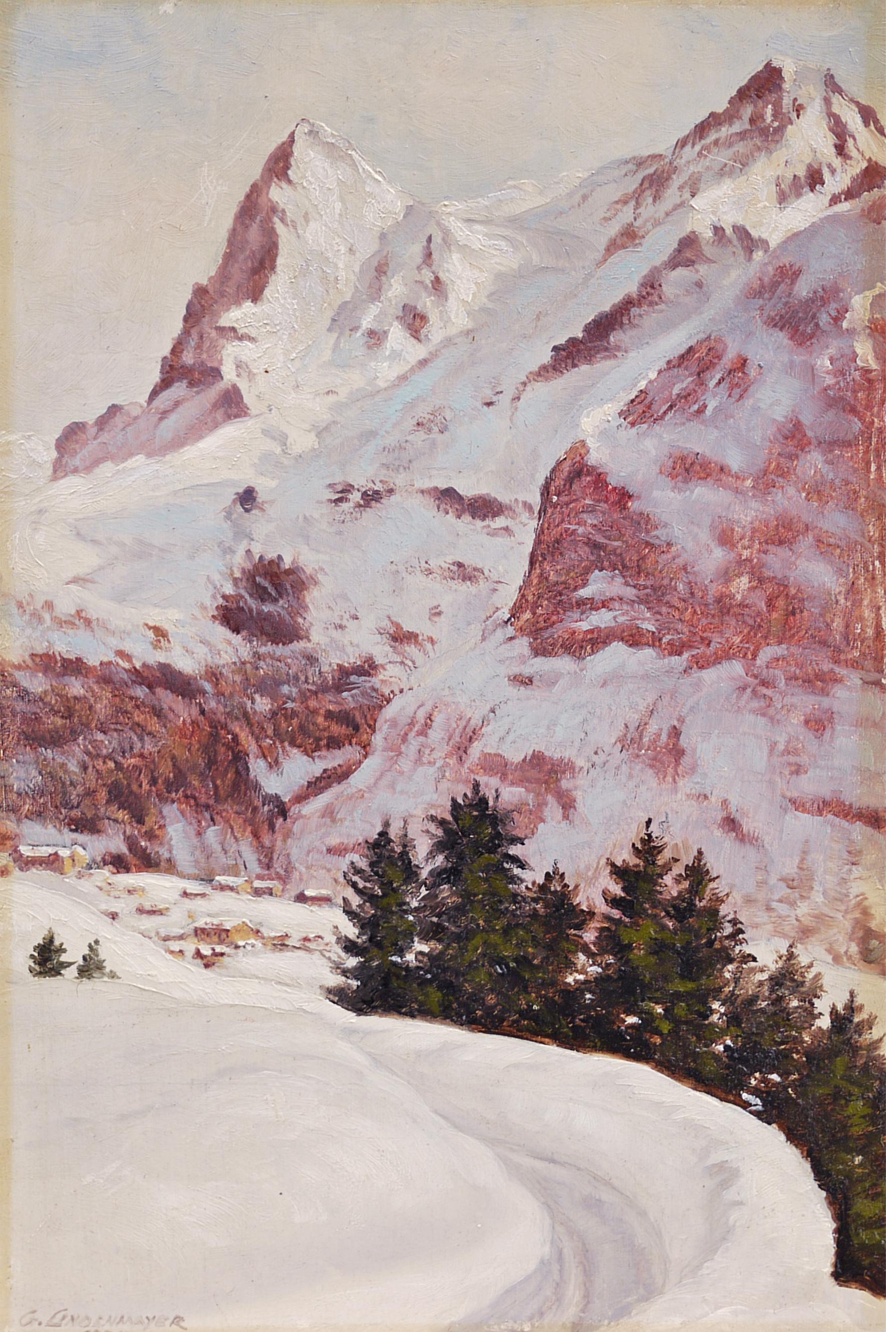 Snowy landscape – G. Lindenmayer

33 x 21 cm (dimensions referring to the canvas only) – oil on table, 1950s

Available with the original silver frame or with the antique fir wood frame.
