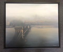 Oil Painting "The Chain Bridge" by Ray Turner