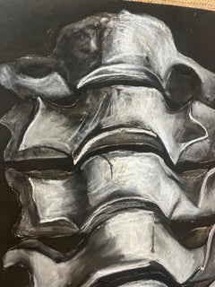 Oil Pastel Charcoal on Paper by Edith Isaac-Rose