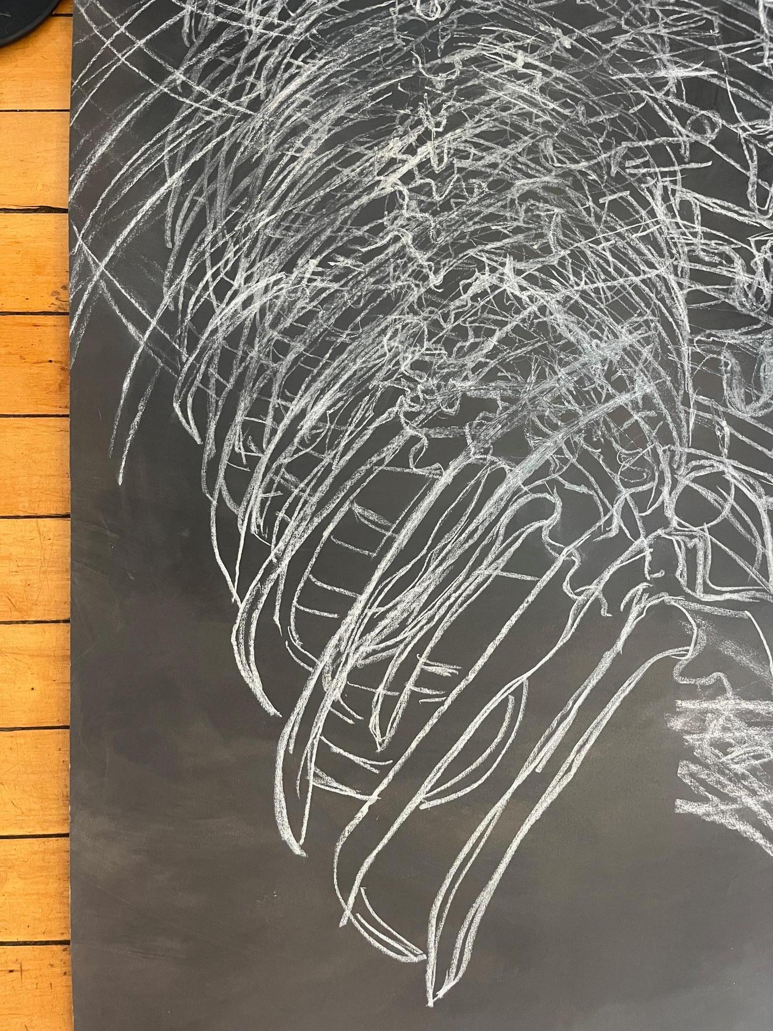 Ölpastell auf Papier von Edith Isaac-Rose im Zustand „Gut“ im Angebot in New York, NY