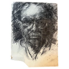 Ölpastell-Sketch auf Papier