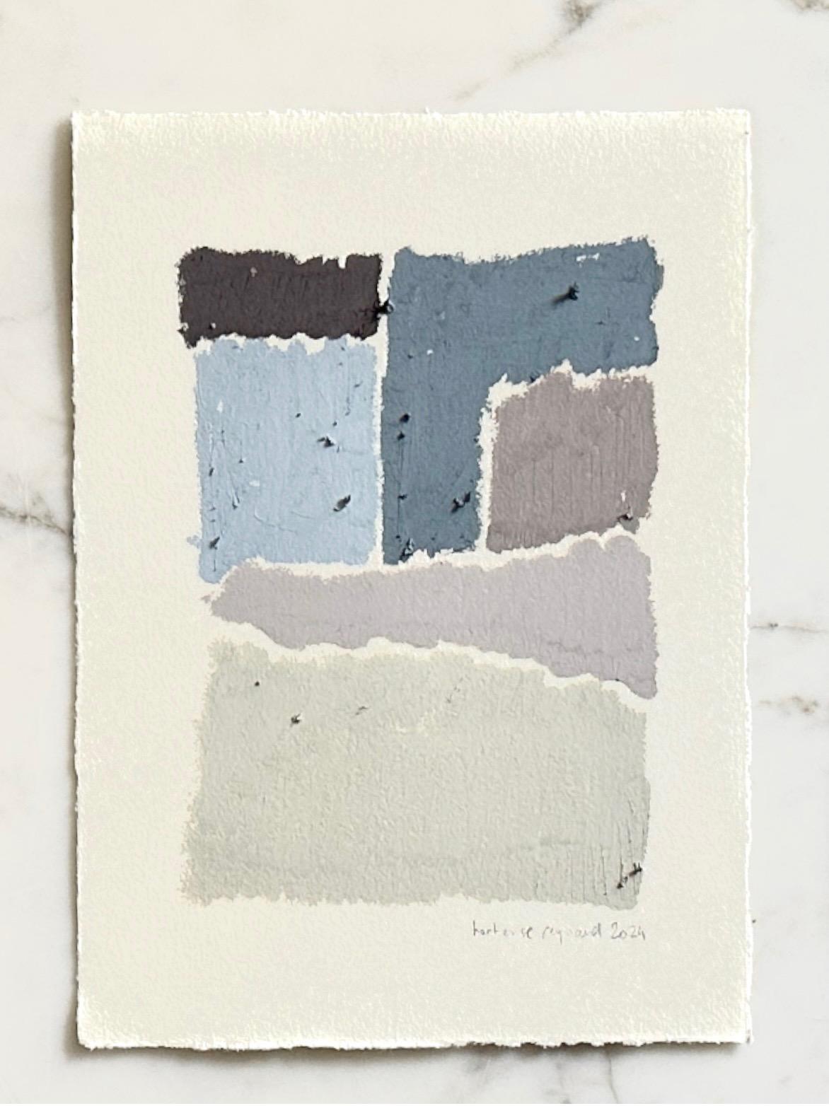 Other Oil Pastels Abstract Painting By Hortense Reynaud, France, Contemporary For Sale