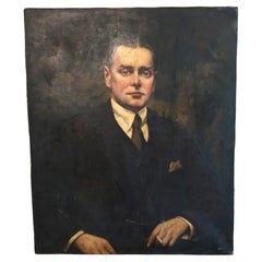 Oil portrait of a Edwardian Gentleman