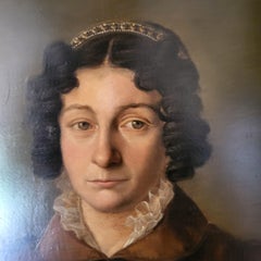 Oil portrait of a lady