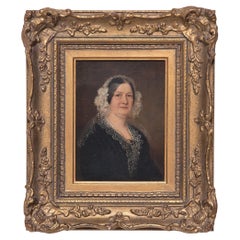 Oil Portrait of a Victorian Lady, c. 1850